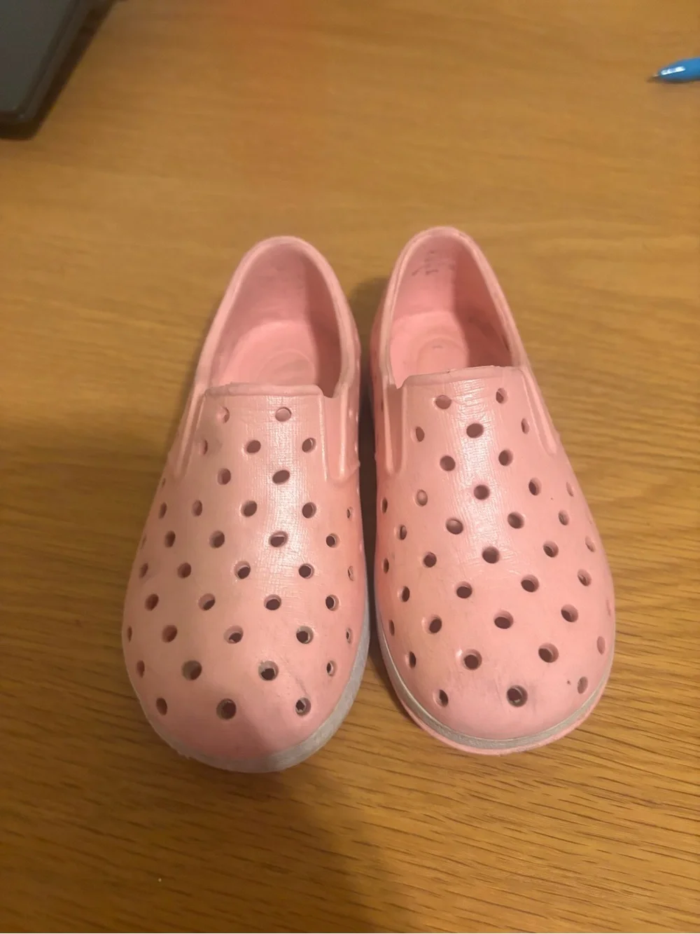 Cat & Jack Pink Perforated Slip-On Sneakers